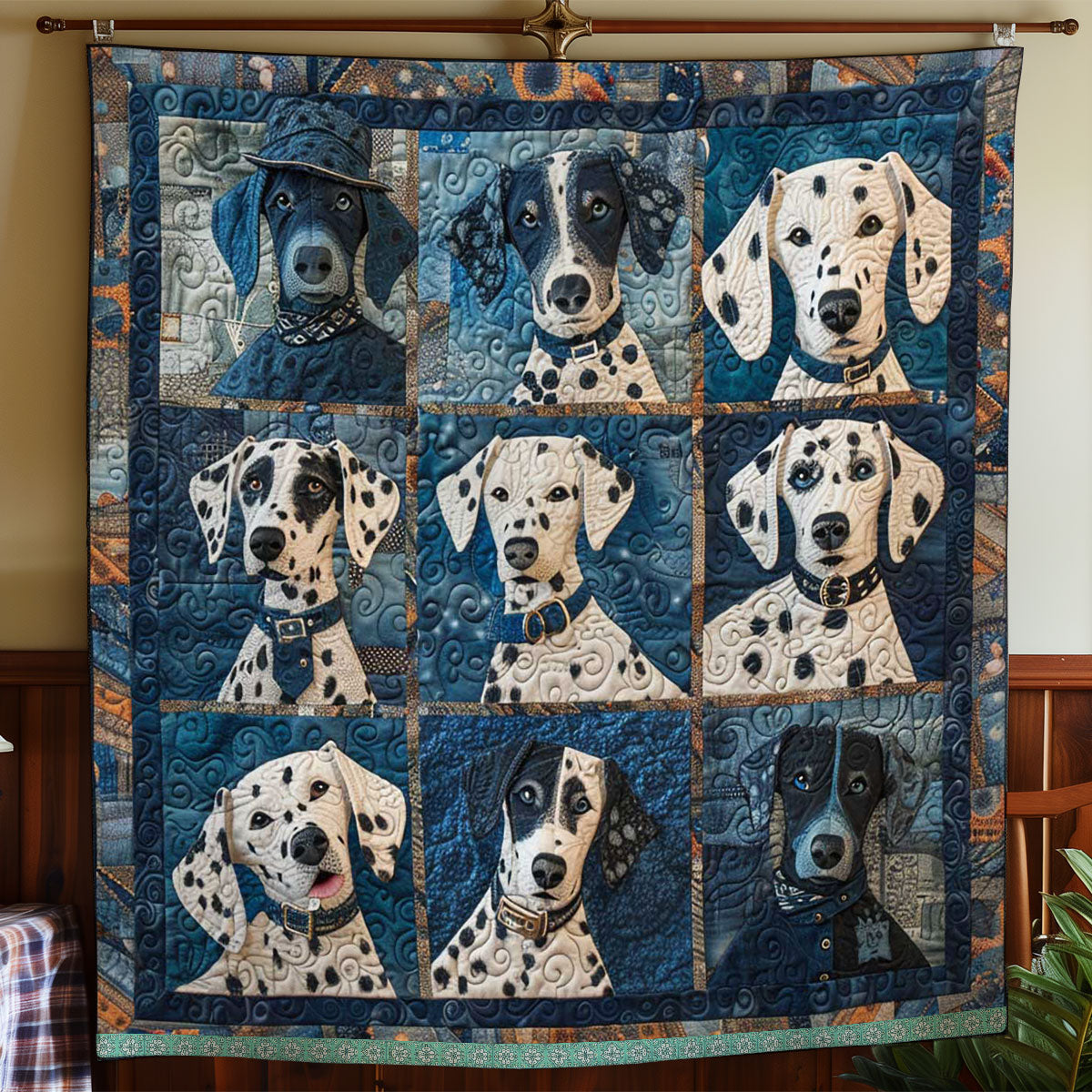 Dalmatian Playful Comforter WN1209015CL Quilt
