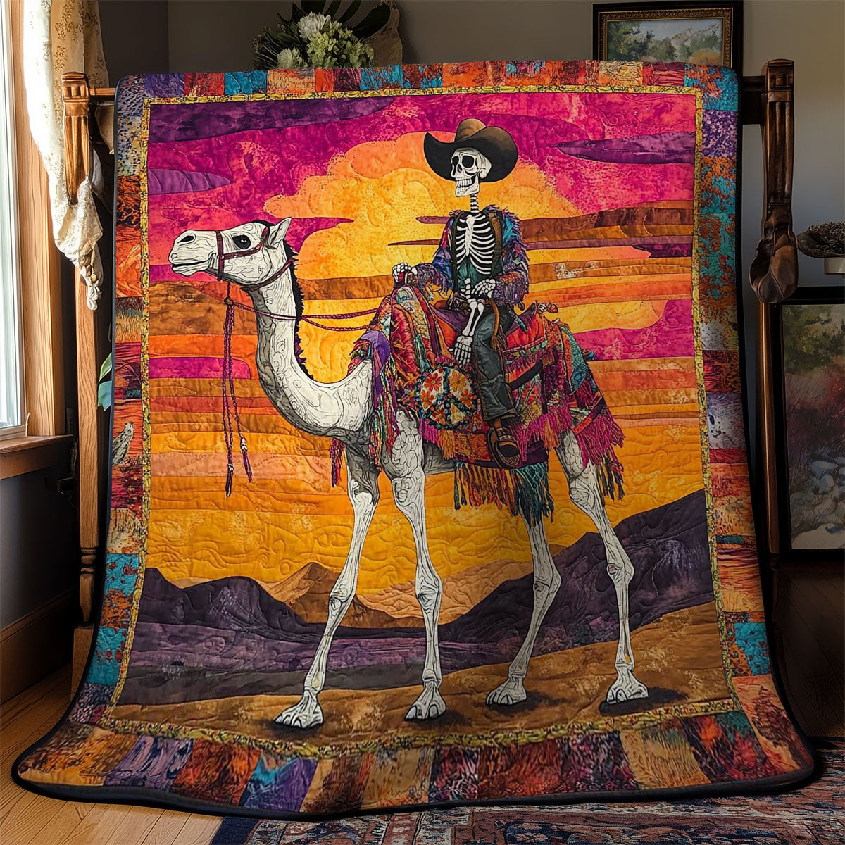 Ghostly Camel Trek WN0411047CL Quilt