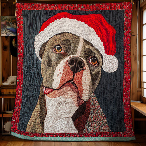 Pitbull Christmas WX2511032CL Quilt