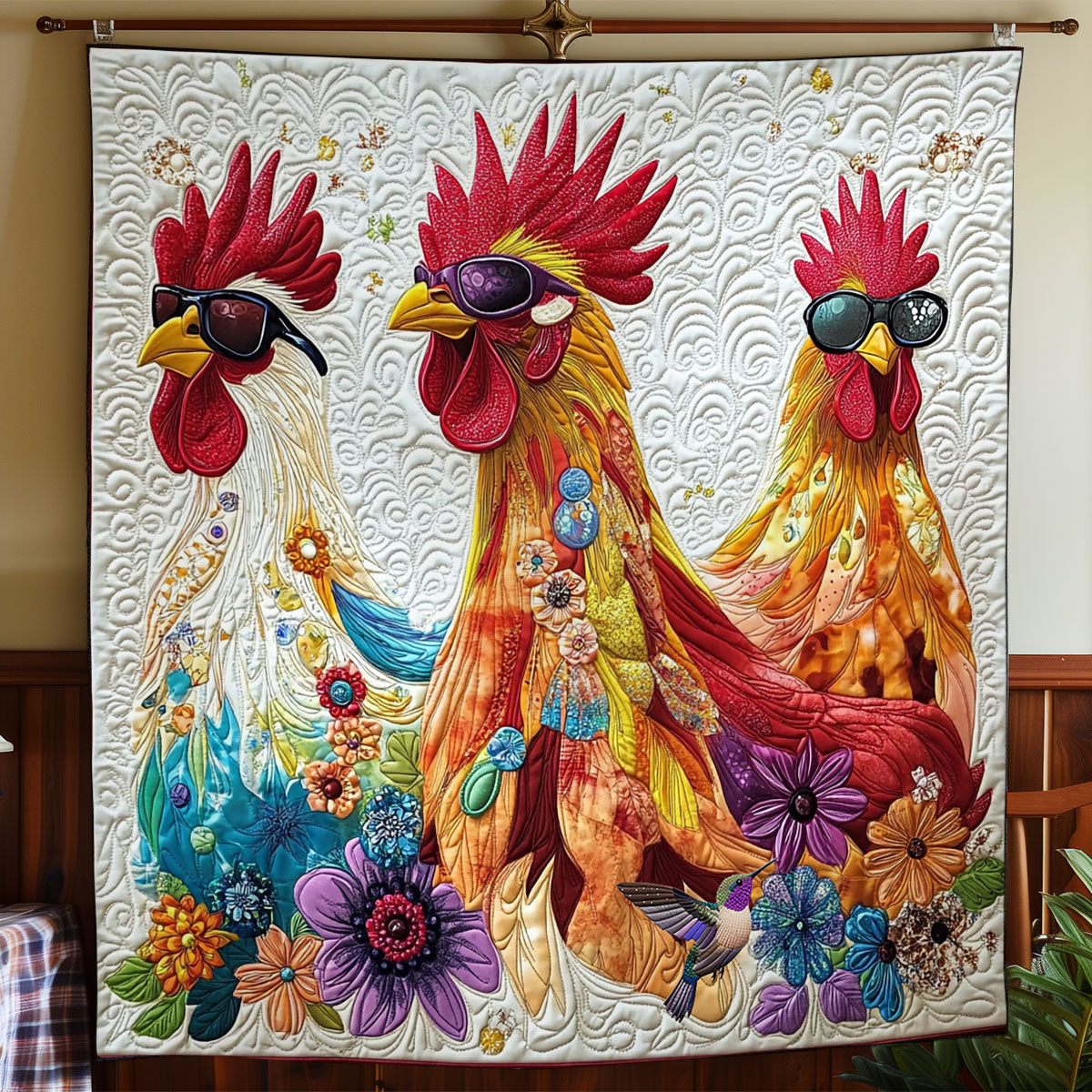 Sunglasses Chicken WY0612037CL Quilt