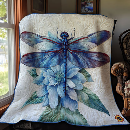 Blue Dragonfly WY1012021CL Quilt