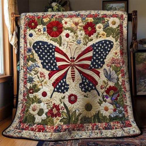 American Bloom Butterfly WN2711020CL Quilt