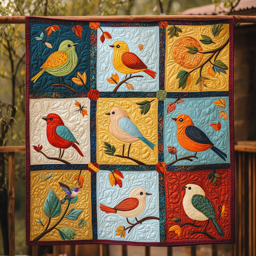Colorful Bird WJ0810009CL Quilt