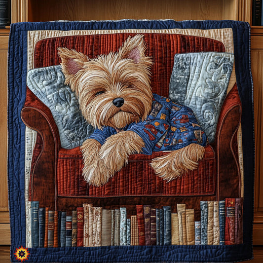 Yorkshire Terrier Sleeping WX0912025CL Quilt