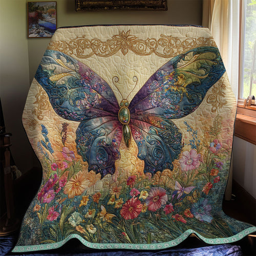 Butterfly Flower WT1402008CL Quilt