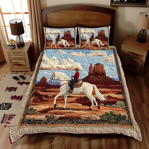 Cowboy In Desert WX1912062CL Duvet Cover Set