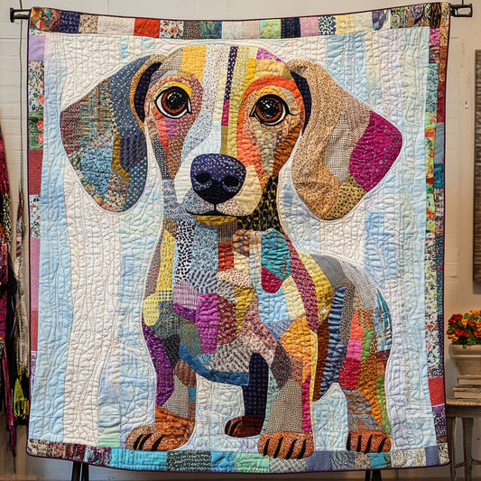 Dachshund WU1510005CL Quilt