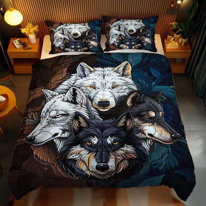 Native American Wolf WJ0810031CL Duvet Cover Set