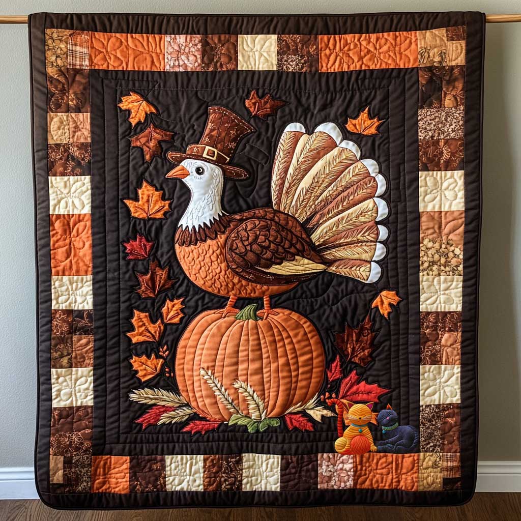 Turkey's Autumn Feast WN0910139CL Quilt