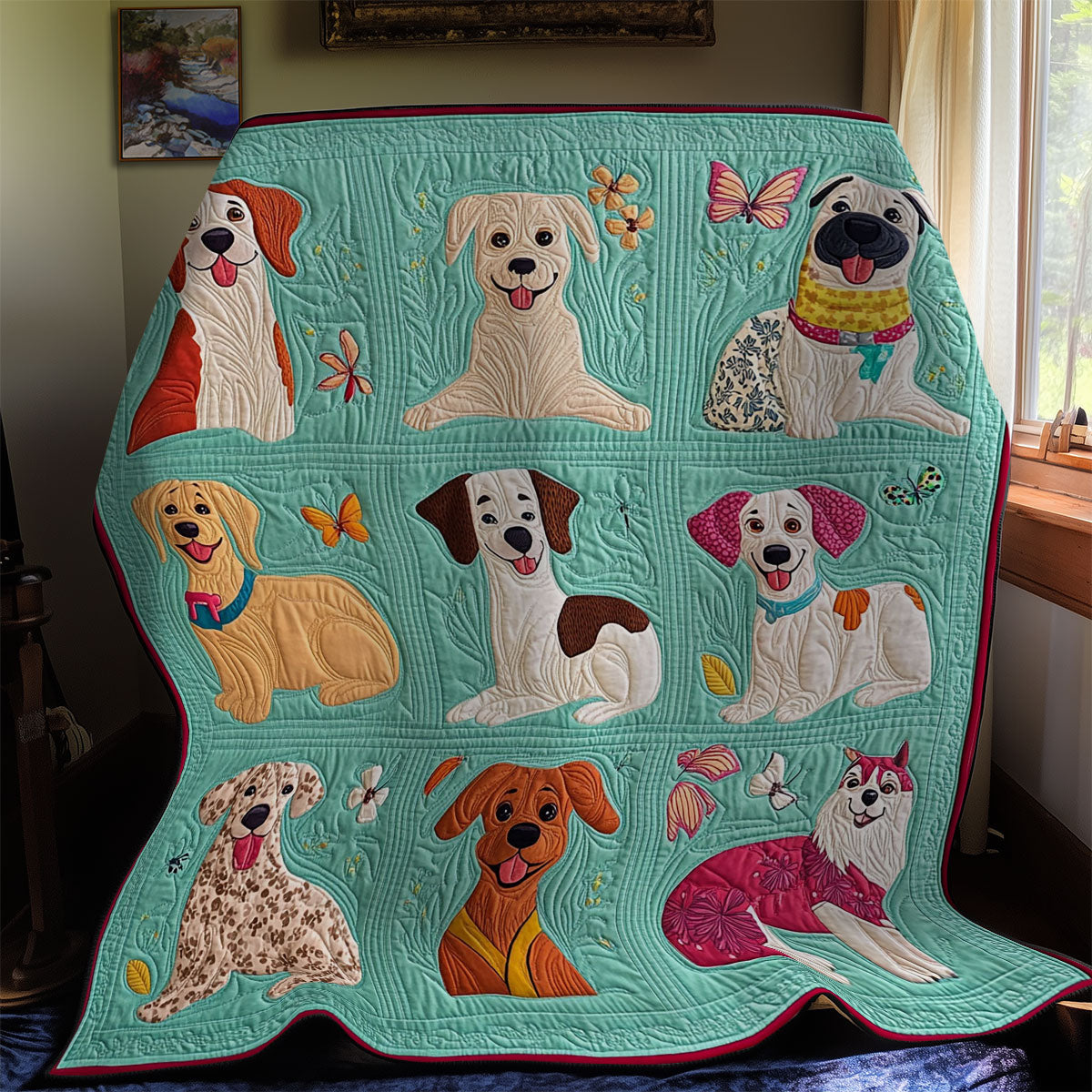 Cute Puppy WY2811037CL Quilt