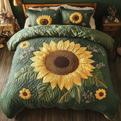 Golden Sunflower Dreams WN2001002CL Duvet Cover Set