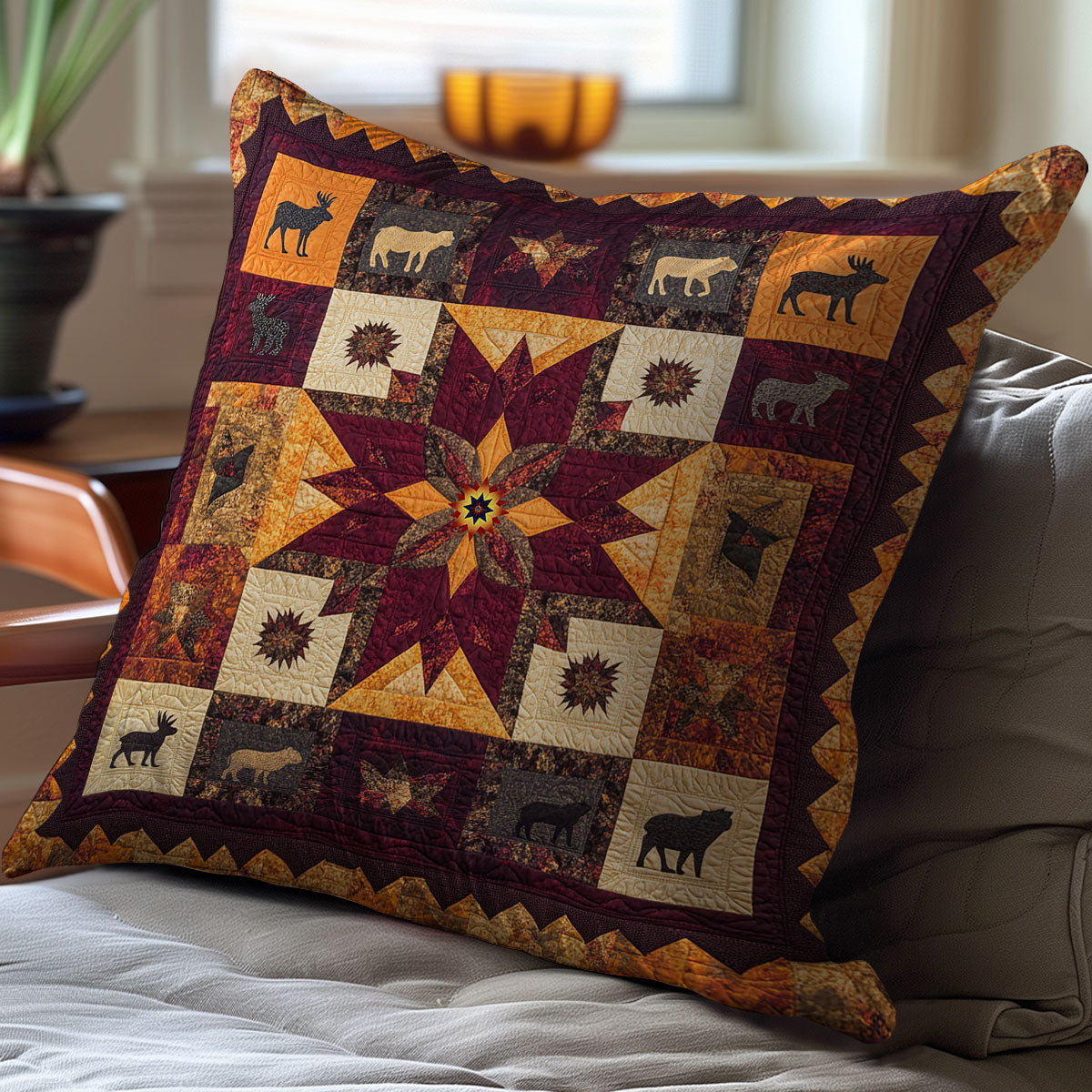 Native American WY2212014CL Quilt Pillow Case