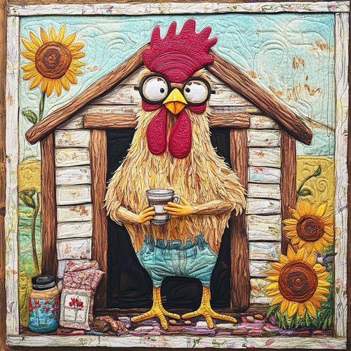 Morning Of Rooster WY0111032CL Quilt