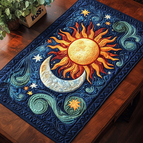 Celestial Charming CP2304039CL Quilted Table Runner