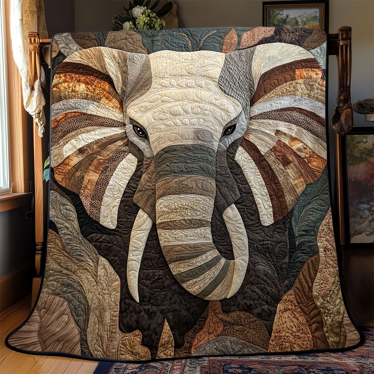Elephant Empress YR1802008CL Quilt