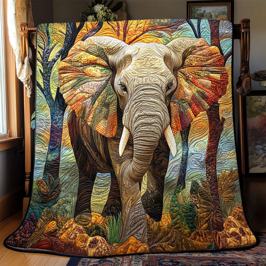 Elephant Forest YR0902023CL Quilt