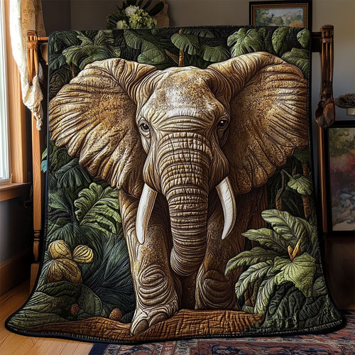 Elephant Majesty YR0302034CL Quilt