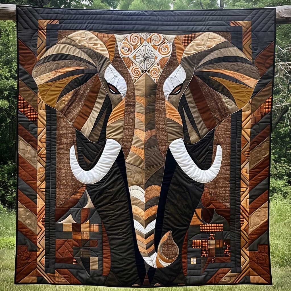 Elephant Strength XR1008049CL Quilt