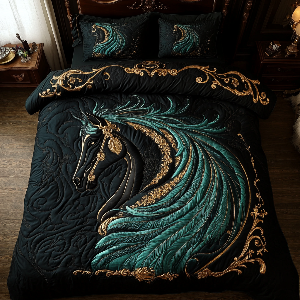 Enchanted Hoof Haven YR2201032CL Duvet Cover Set