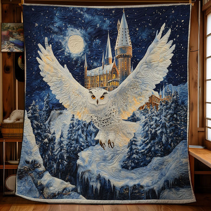 White Owl In Night WY0202090CL Quilt