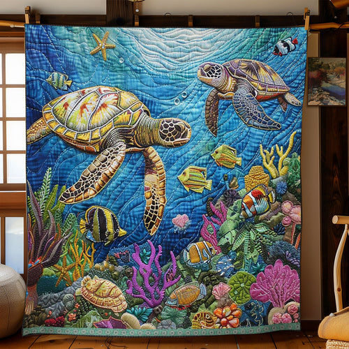 Sea Turtle WJ1909014CL Quilt