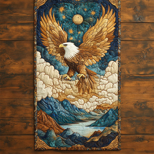 Eagle In Cloud WY2802005CL Quilted Table Runner