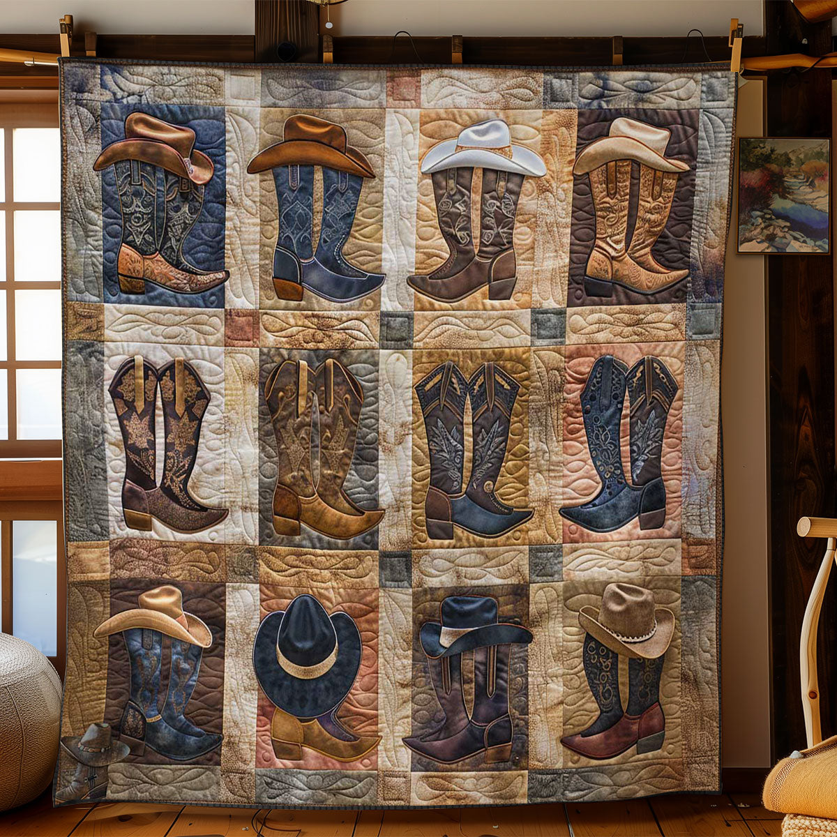 Cowboy Collection WN3110024CL Quilt