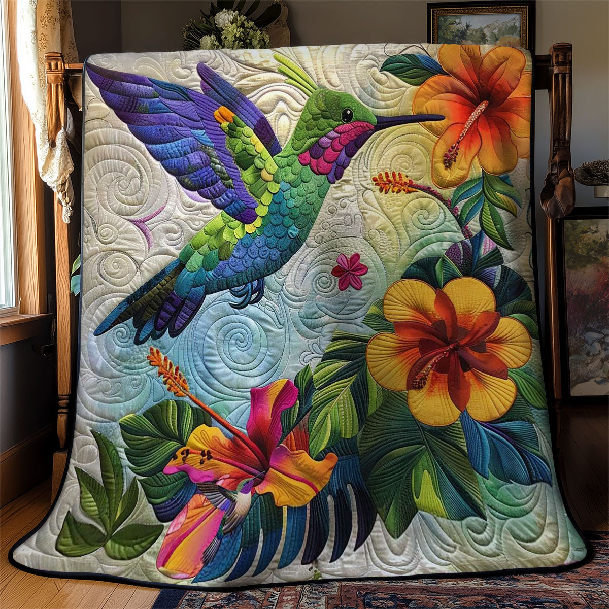 Hummingbird Paradise WN2810096CL Quilt