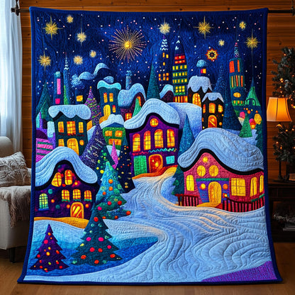 Christmas Village WJ0911005CL Quilt