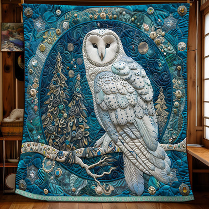 Sorcerer White Owl WP0609040CL Quilt