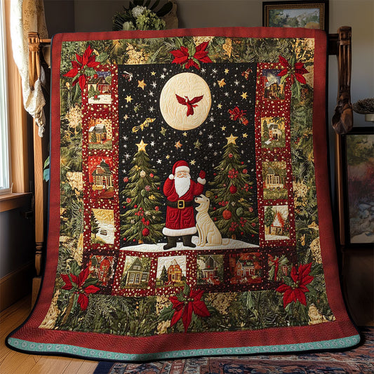 Dog's Moonlit Christmas WN2709157CL Quilt