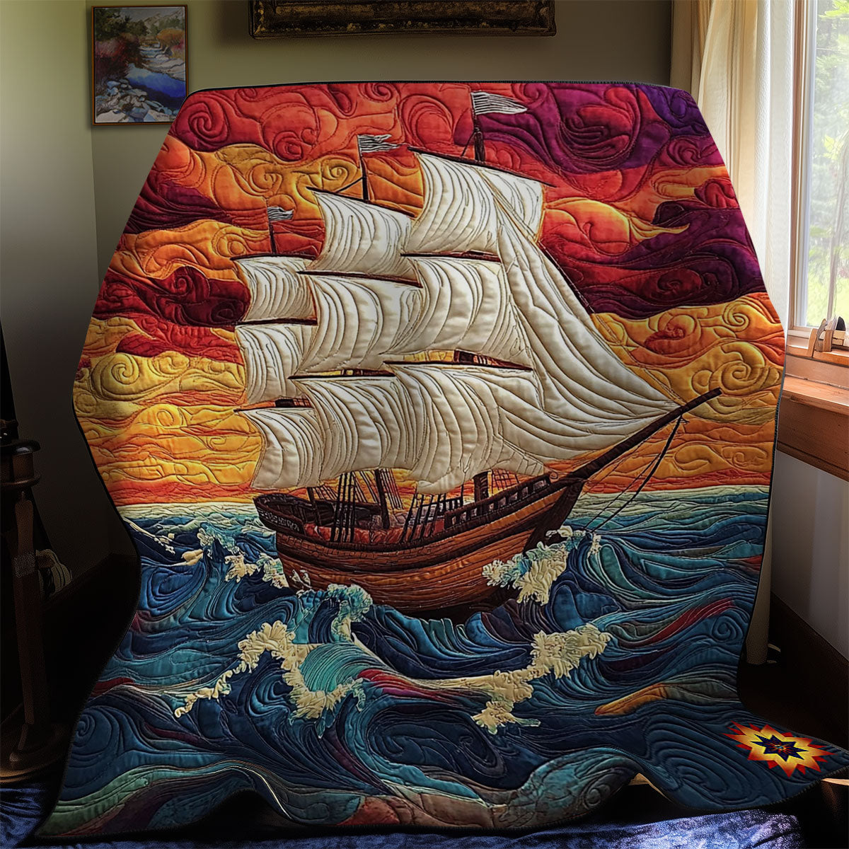 Sailboat WY0612012CL Quilt