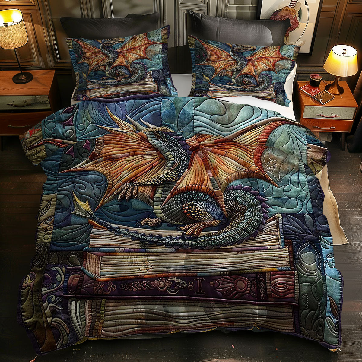 Dragon Defender WN0310097CL Duvet Cover Set