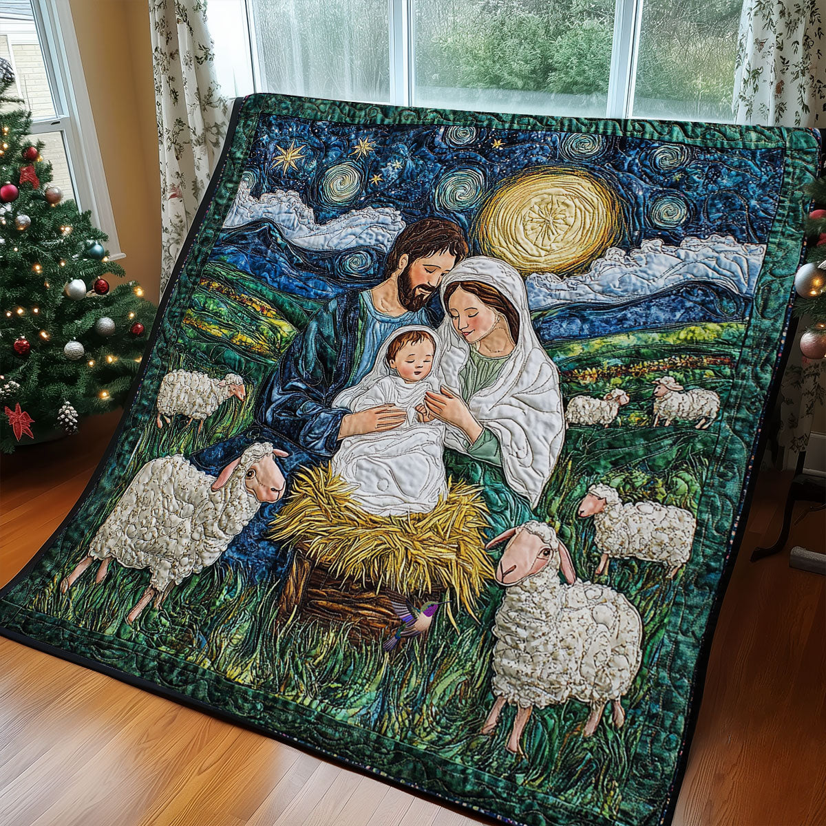 The Holy Family WY1411015CL Quilt