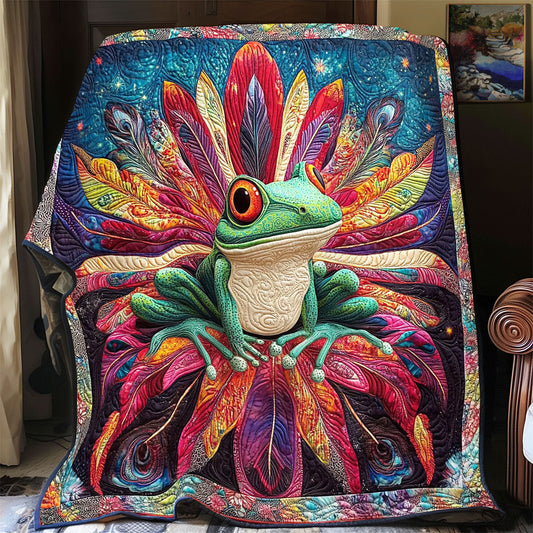 Frog In Flower WY2612014CL Quilt