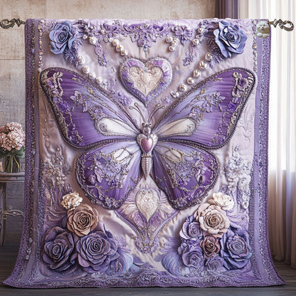 Butterfly Blooming Into You WU2410071CL Quilt