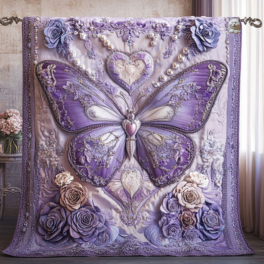 Butterfly Blooming Into You WU2410071CL Quilt