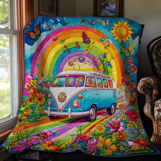 Hippie Van WY2511029CL Quilt