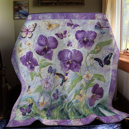 Butterfly Pea Flower WY2711014CL Quilt