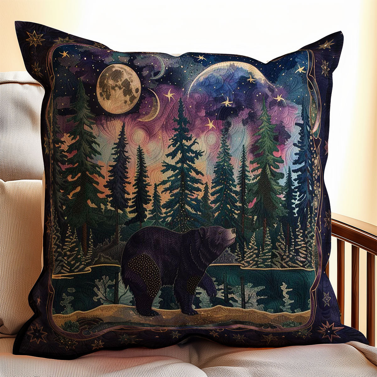 Majestic Bear WJ1209044CL Quilt Pillow Case