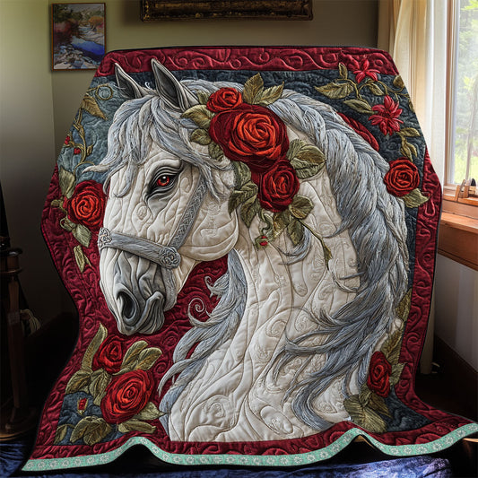 Enchanted Horse Blossom WX2512016CL Quilt