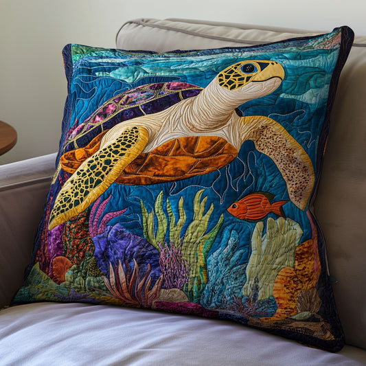 Colorful Turtle WX3012051CL Quilt Pillow Case