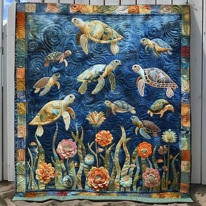 Sea Turtle WJ1209028CL Quilt