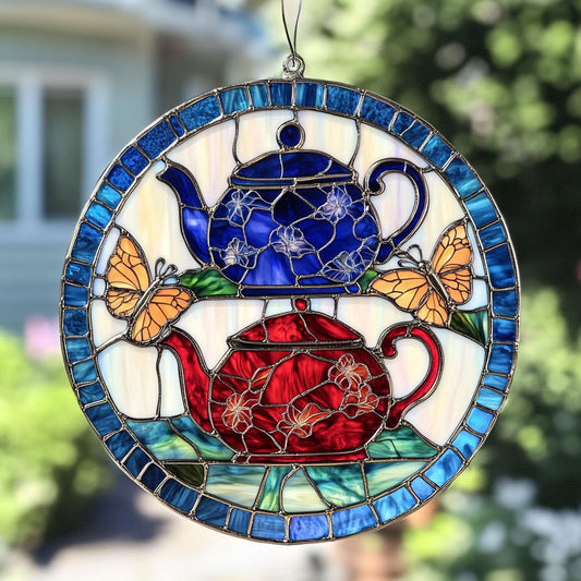 Teapot WY2202225CL Suncatcher
