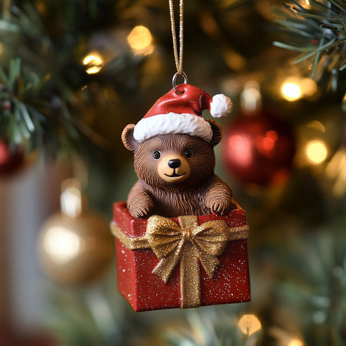 The Best Gift Bear LT1710032CL Christmas Ornament