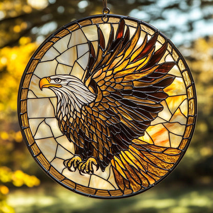 Eagle Portrait WY2202137CL Suncatcher
