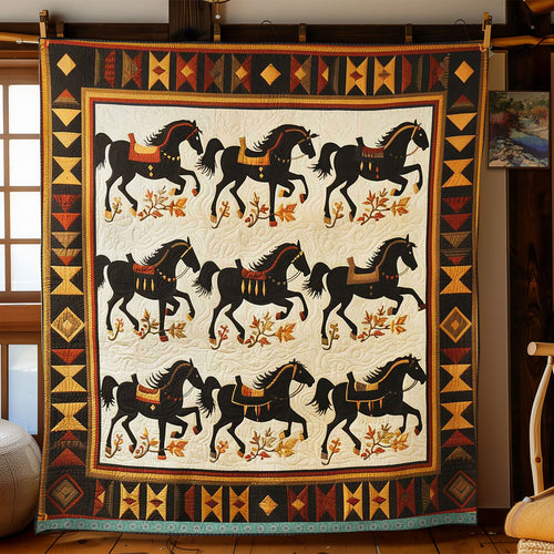 Horse Native American WJ2009015CL Quilt