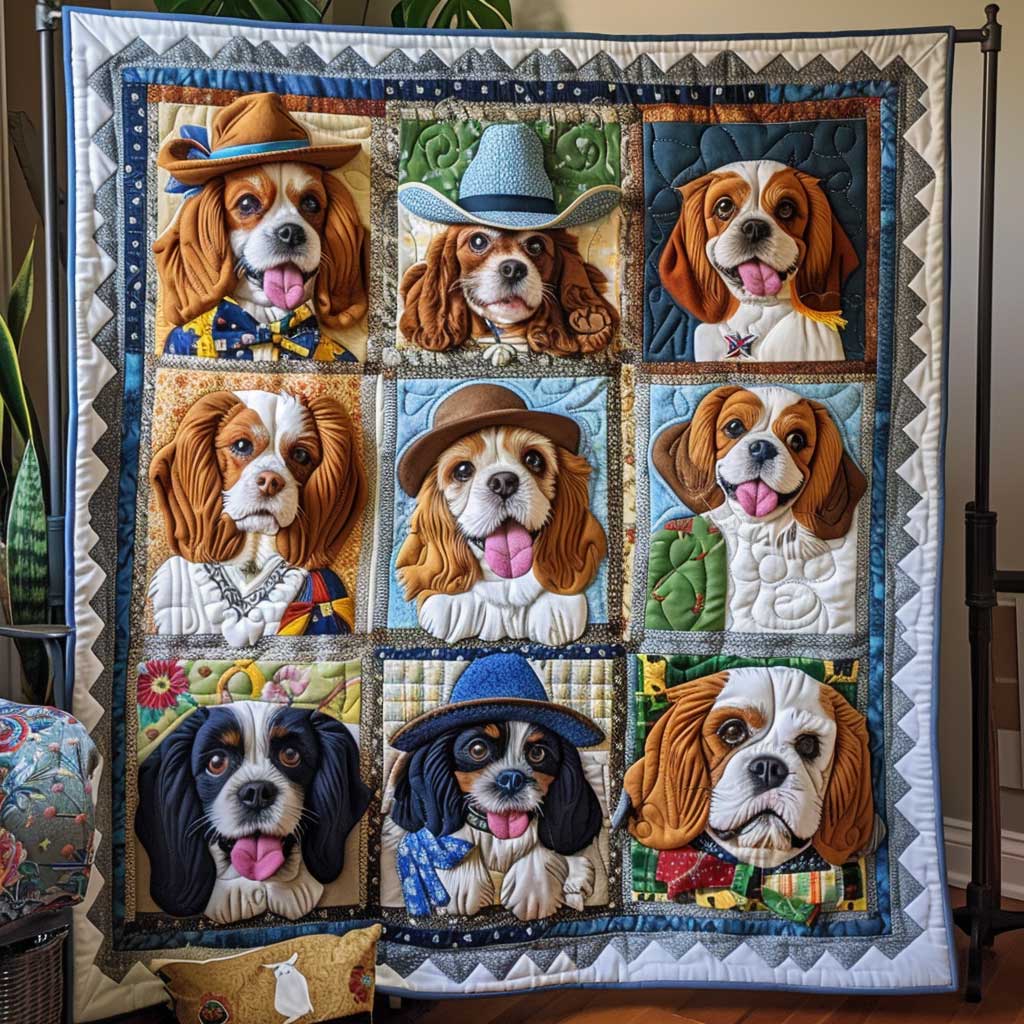 Beagle Picnic Costume WP1009003CL Quilt