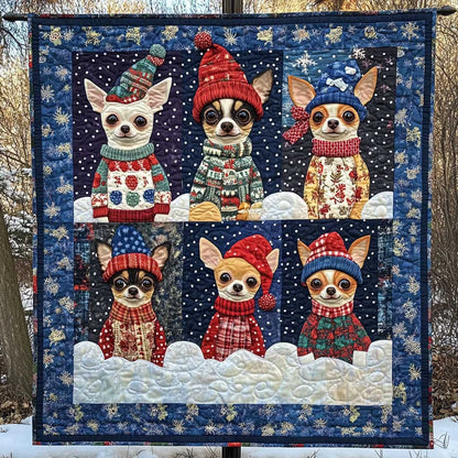 Winter Sweater Chihuahua WP1909046CL Quilt