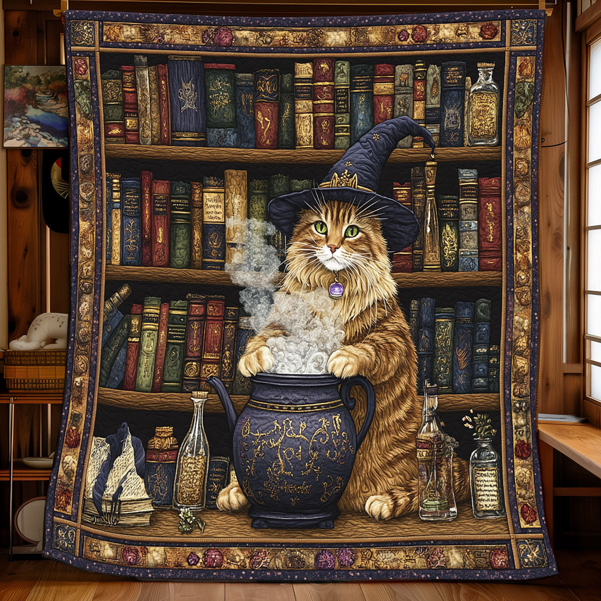 Wizard Cat XB0303018CL Quilt